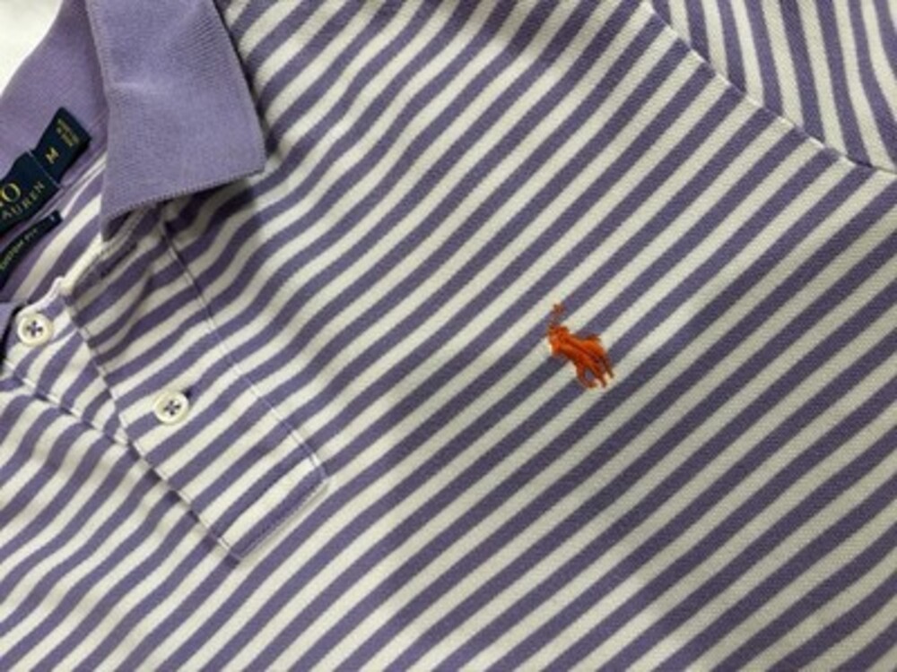 Ralph Lauren Polo Shirt Men, Custom Fit, Long Sleeve, Brown, Size XL - Picture 4 of 7